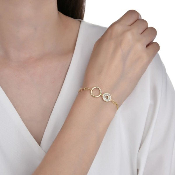 Pulsera de Aro Dorado - Imagen 2