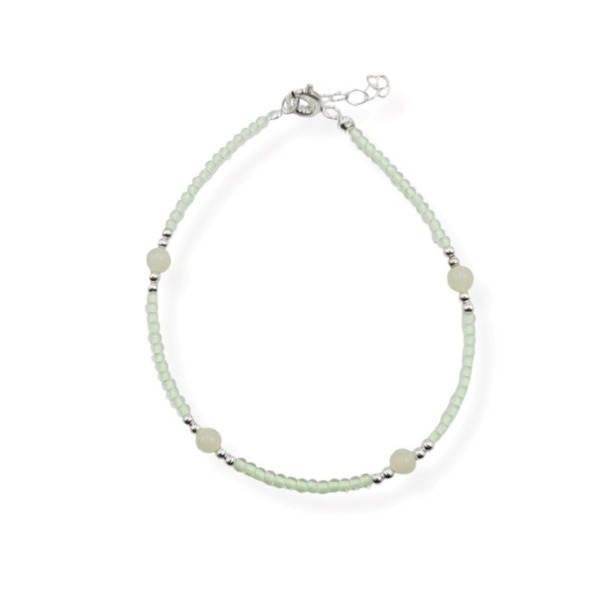Pulsera Cristales Verdes