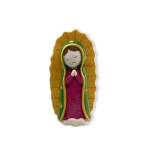 Virgen Guadalupe Grande Colores - Resina