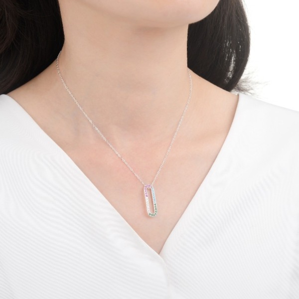 Collar "O" Colores - Plata - Imagen 2
