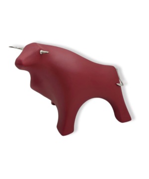 Toro Rojo Grande Mate- Cerámica/Peltre