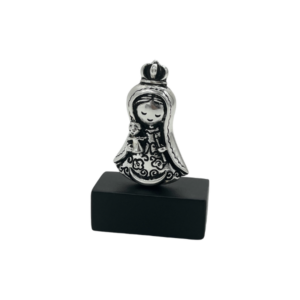 Virgen de la Candelaria con Bloque - Plaqué/Madera