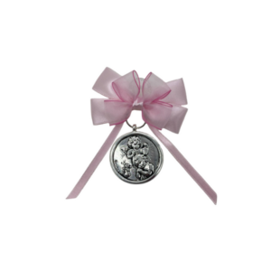 Medalla Ángel Moño Chico Rosa - Plaqué