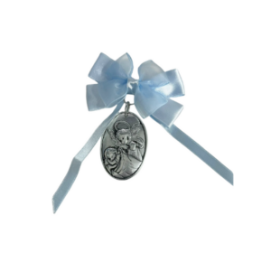 Ángel Niño Cinta Celeste - Plaqué