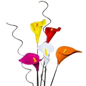 Ramo de 5 Cartuchos De Colores y Rizos - Resina