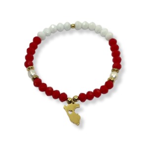 Pulsera Perú Muranos - Acero