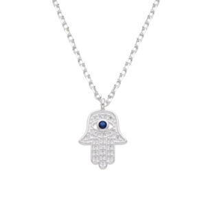 Collar Mano de Fátima - Plateado