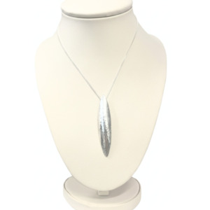 Cadena y Dije Largo Ojival - Plata