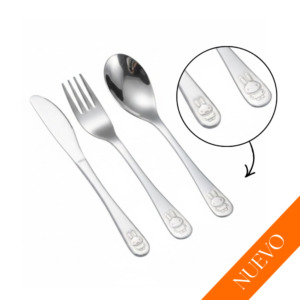 Cubiertos Bebé Conejo - Acero