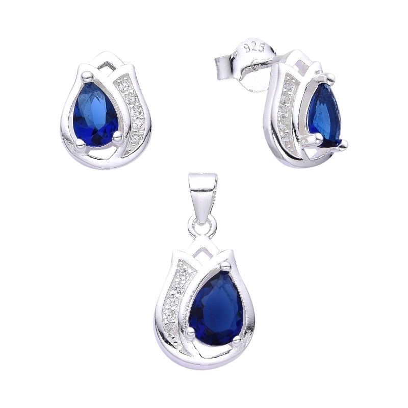 Juego Tulipán Azul – Plata