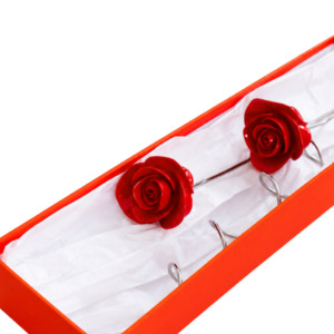 Pack Rosas con Rizo - Resina