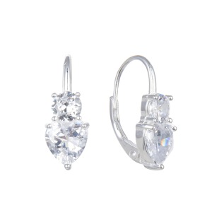 Arete Corazón #3 - Plata