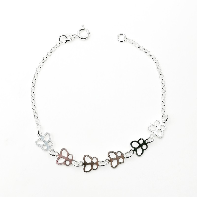 Pulsera Mariposas - Plata - Imagen 2