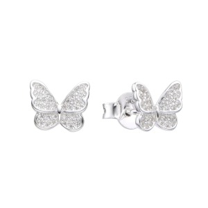 Arete Mariposa - Plata