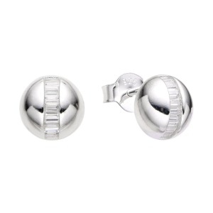 Arete Media Bola Circon - Plata