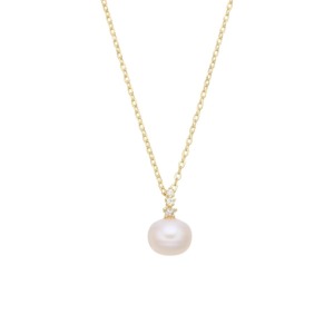 Collar Perla Dorado - Plata