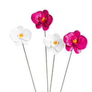 Juego de 4 Orquídeas - Resina