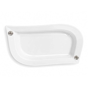 Fuente Asimétrica 30 x 18cm - Cerámica/Plata