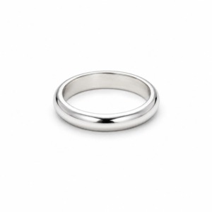 Anillo Media Caña Talla 11 - Plata