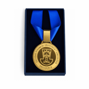Medalla Grabada - Bañado en Oro