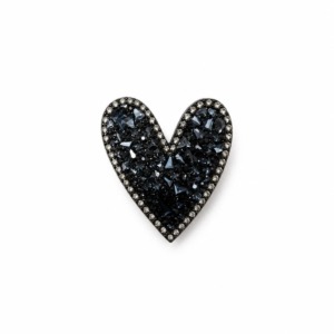 Prendedor Corazón Brillos - Bijoutería