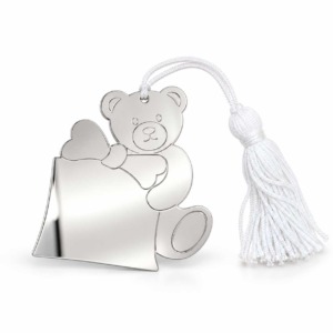 Separador de Hoja Osito - Silverplated